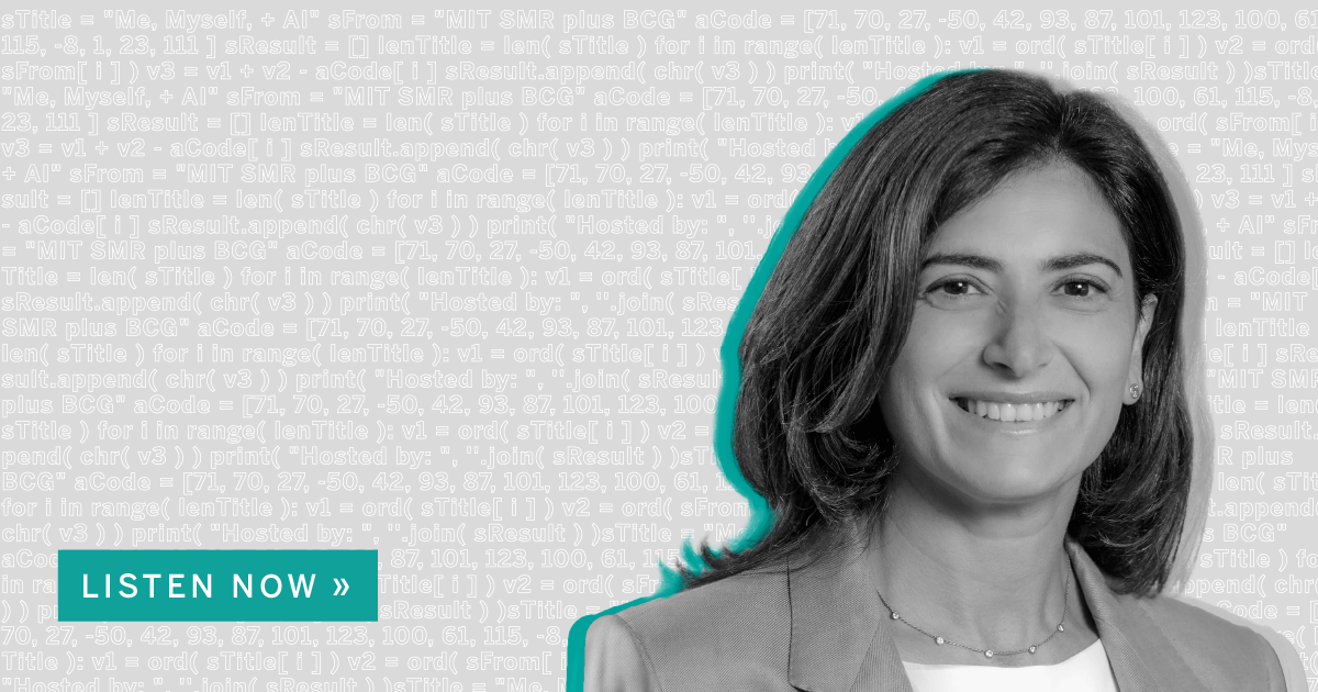 Reskilling the Workforce With AI: Harvard Business School’s Raffaella Sadun
